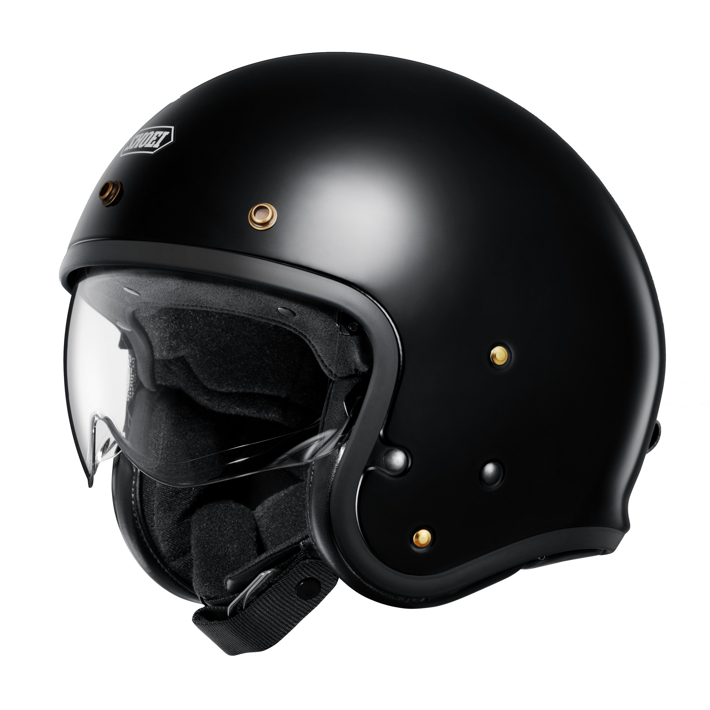 Image of Helm SHOEI J.O2, schwarz glänzend, Gr. XL, 61-62cm Jethelm Jethelm