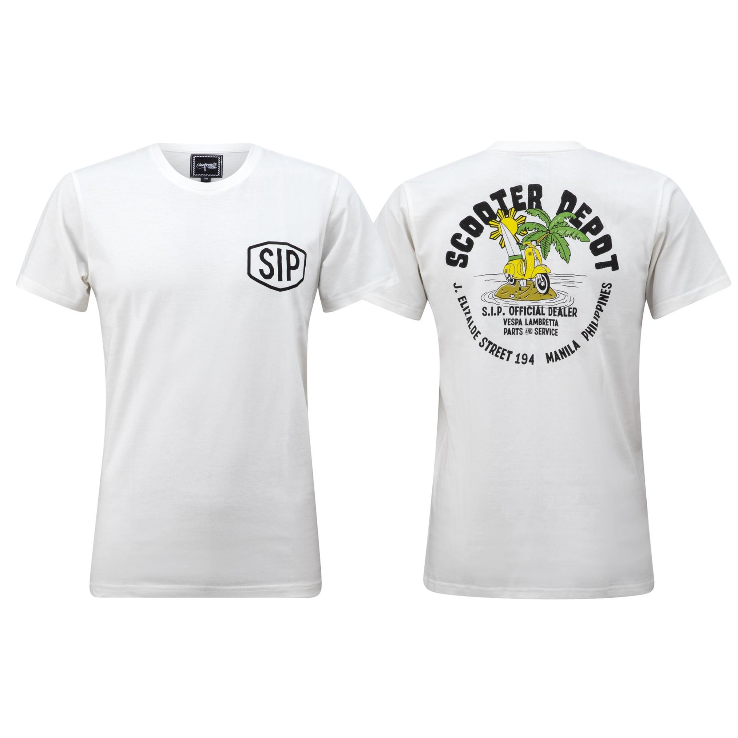Image of T-Shirt SIP Destination Scooter Depot / Philippines Größe: S für Männer für Männer