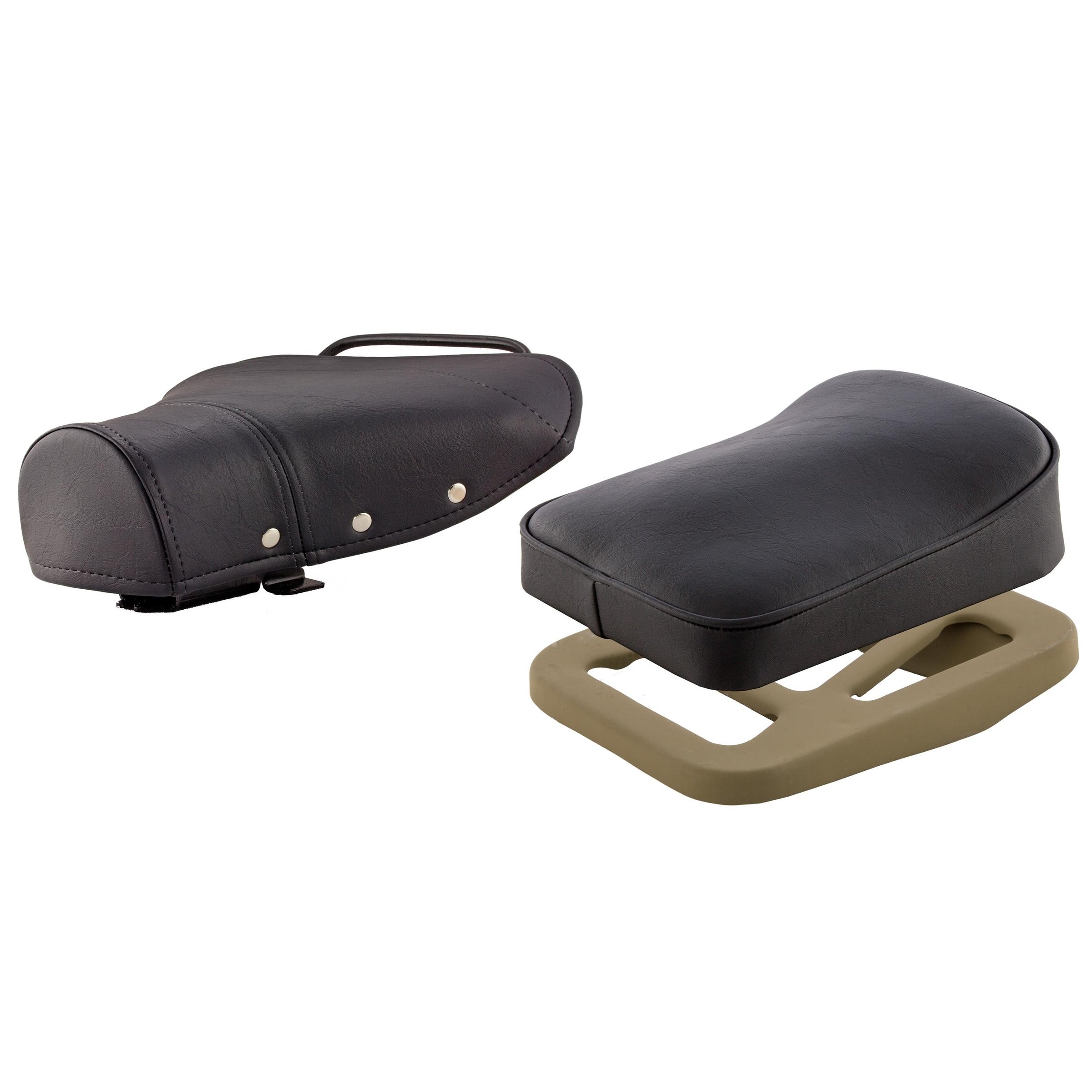 Image of Schwingsattelset VBB Style schwarz für Vespa VNA/VNB/GT/GTR/Super/TS/VBA/VBB/GL/T4/Sprint/V/PX/PE für Vespa VNA/VNB/GT/GTR/Super/TS/VBA/VBB/GL/T4/Sprint/V/PX/PE