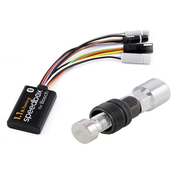 Image of Tuningmodul Set E-Bike SPEEDBOX 1.1 B.TUNING `22 (Gen4 Smart System) mit Kurbelabzieher für E-Bikes/Pedelecs mit Motor BOSCH Performance Line CX, Gen4 Smart System (BES3)