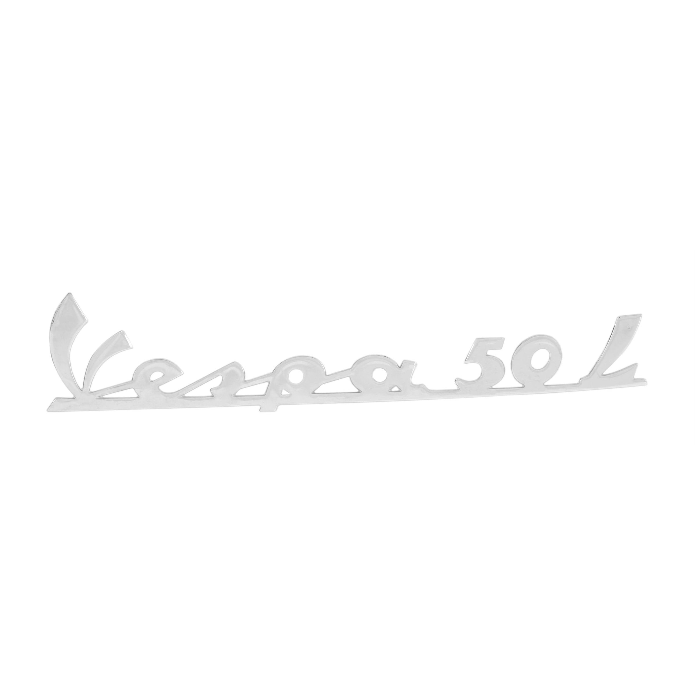 Image of Schriftzug Vespa 50 L Heck hinten 151712 für Vespa 50 L, V5A1T 500001 -> 637063 für Vespa 50 L, V5A1T 500001 -> 637063