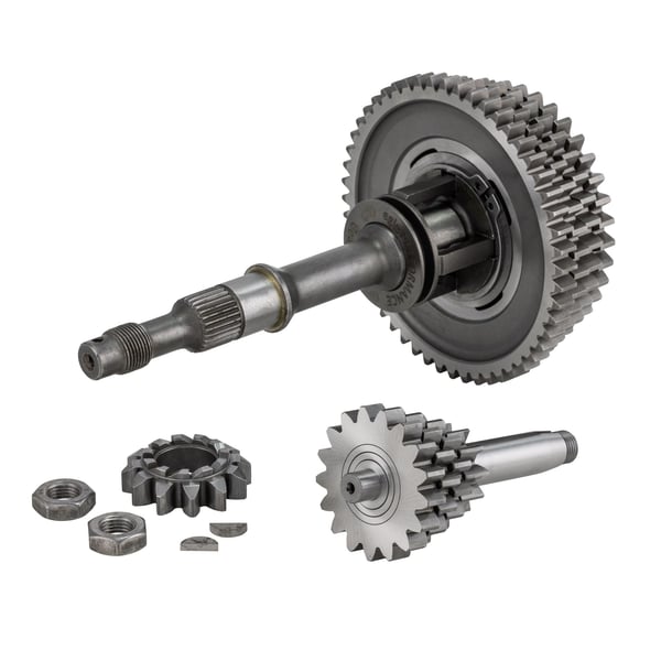 Image of Komplettgetriebe Z 10-12-15-18/37-38-42-52 EGIG/ FAIO X-TRA Strong für Vespa 50-125/PV/ET3/PK50-125/S/XL/XL2