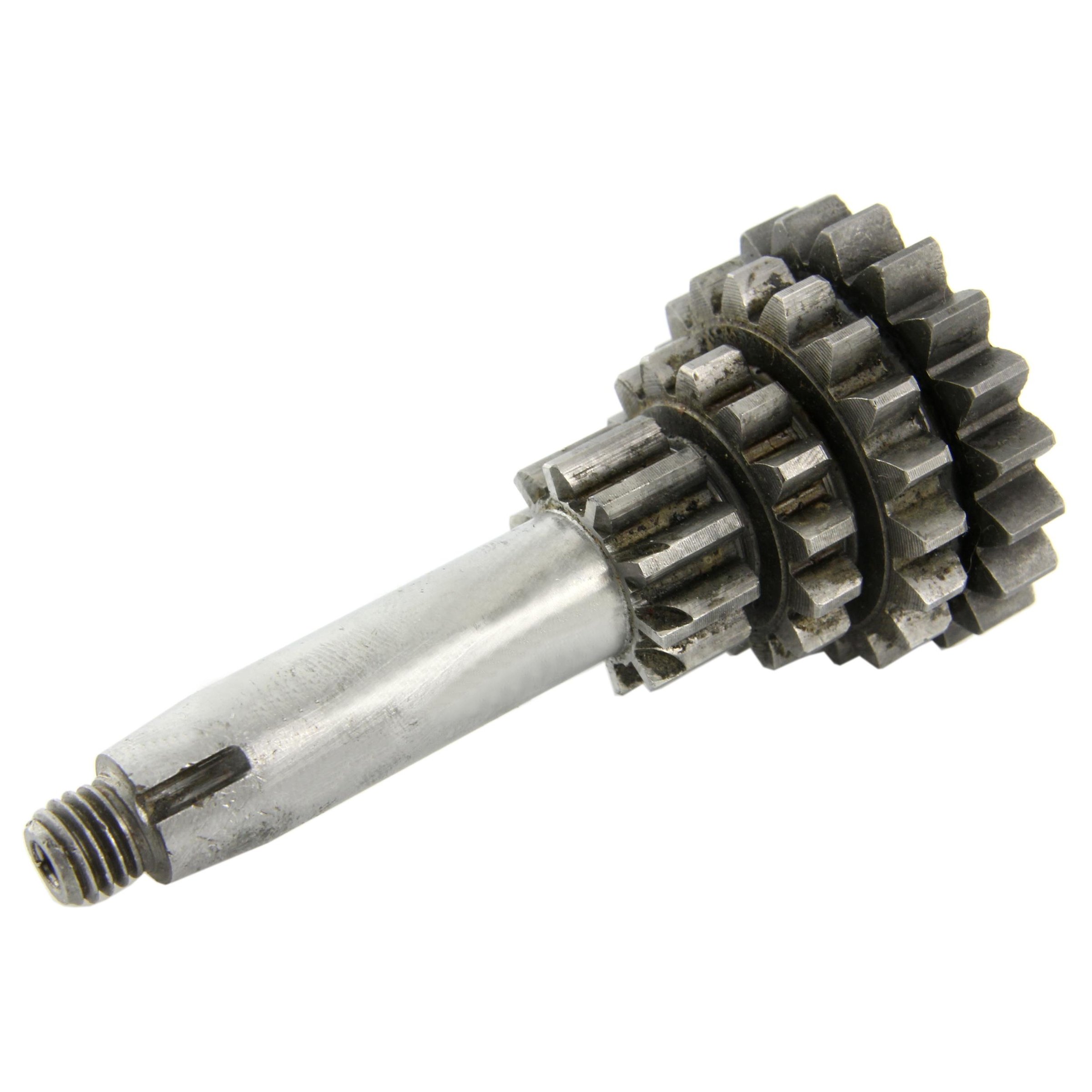 Image of Nebenwelle Zahnradsatz Z 19-18-14-10 DRT 4-Gang/PK für Vespa 50 S 2°/Special V5B3-4T/SR/SS/90 R/SS/100 2°/125/PV/ET3/PK50-125/S/XL/XL2 für Vespa 50 S 2°/Special V5B3-4T/SR/SS/90 R/SS/100 2°/125/PV/ET3/PK50-125/S/XL/XL2