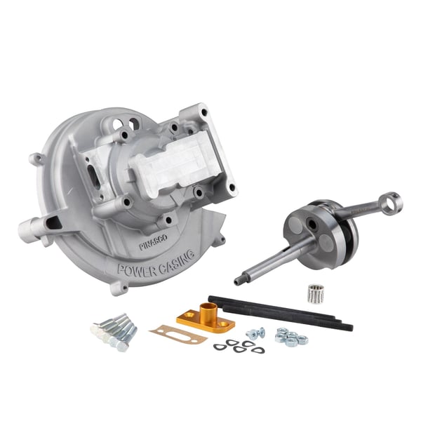 Image of Motorgehäuse PINASCO Power Casing Master für PIAGGIO Ciao/Boss/Boxer/Bravo/PX/Grillo/SI/Superbravo 50ccm