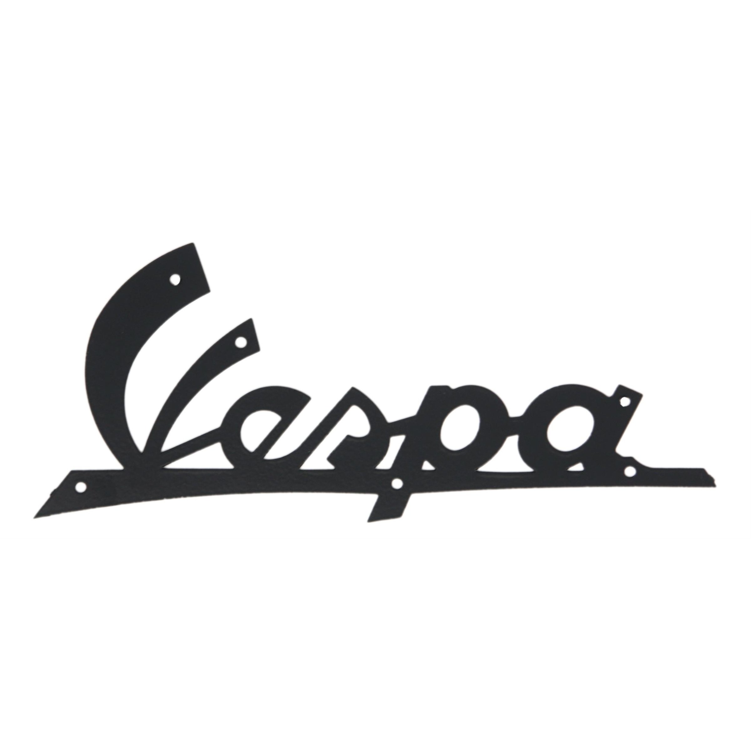 Image of Schriftzug "Vespa" Beinschild vorne 086325 für Vespa 125 VNB1-3/VNB4T ->135617 für Vespa 125 VNB1-3/VNB4T ->135617