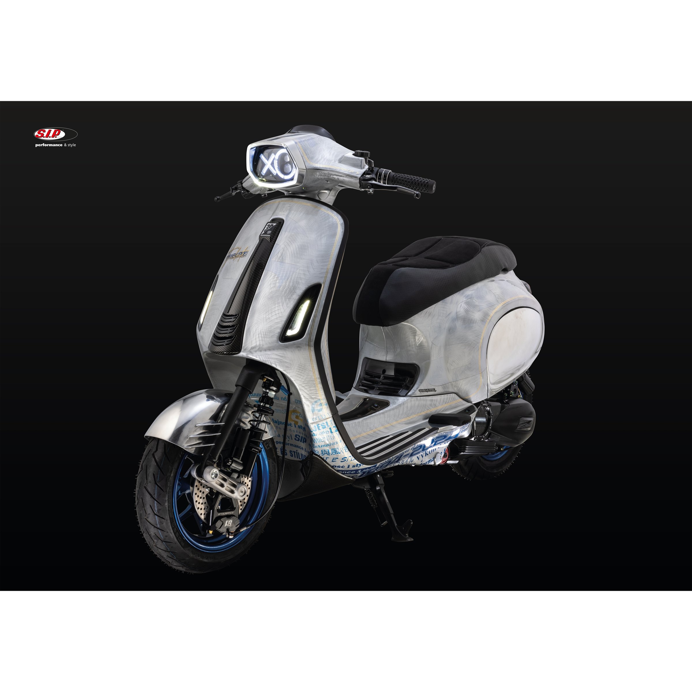 Image of Poster SIP mit Motiv "Vespa TRIBUTE " Motorroller MODERN VESPA