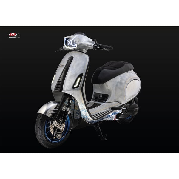 Image of Poster SIP mit Motiv "Vespa TRIBUTE " Motorroller MODERN VESPA