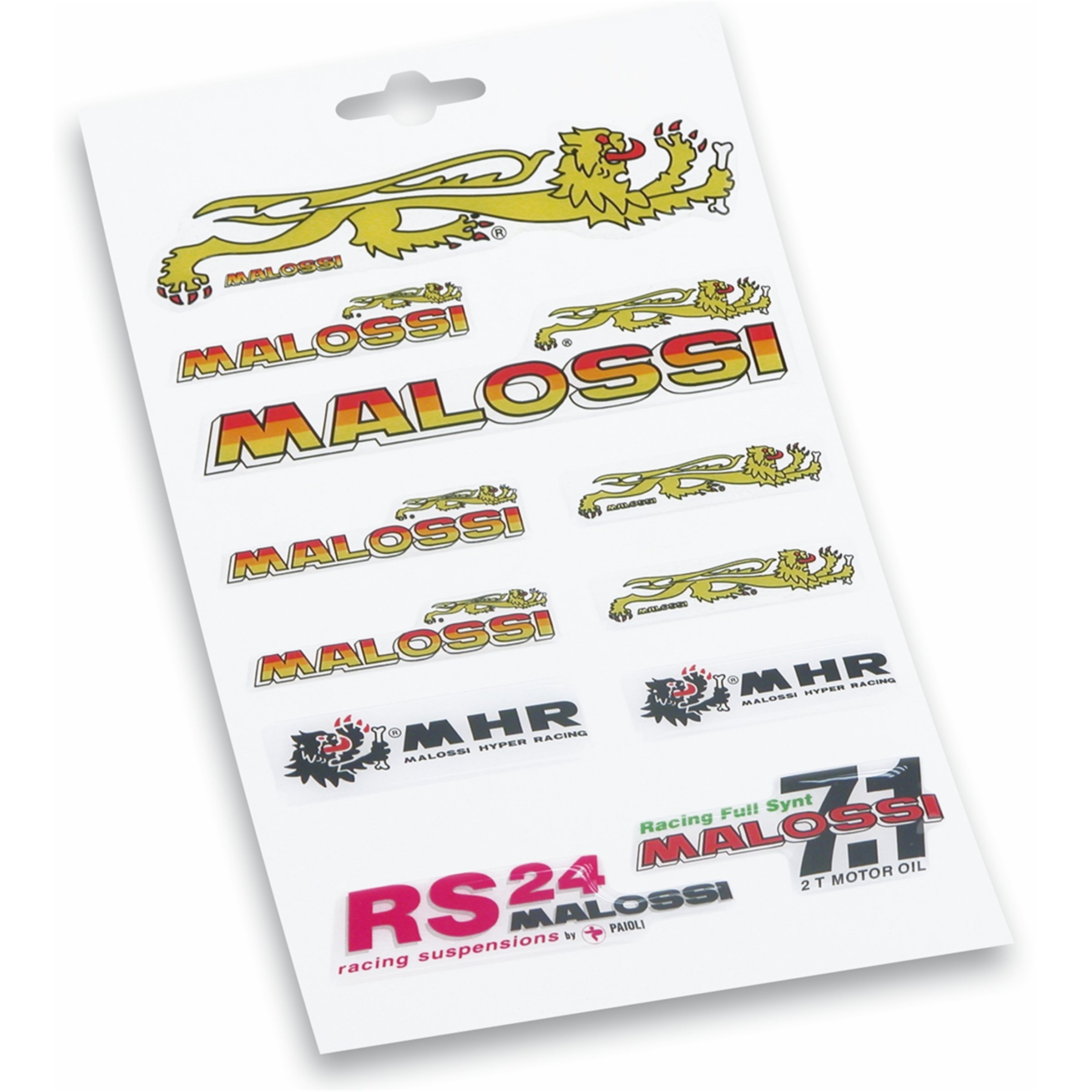 Image of Aufkleberset MALOSSI Logo, 3D Plast