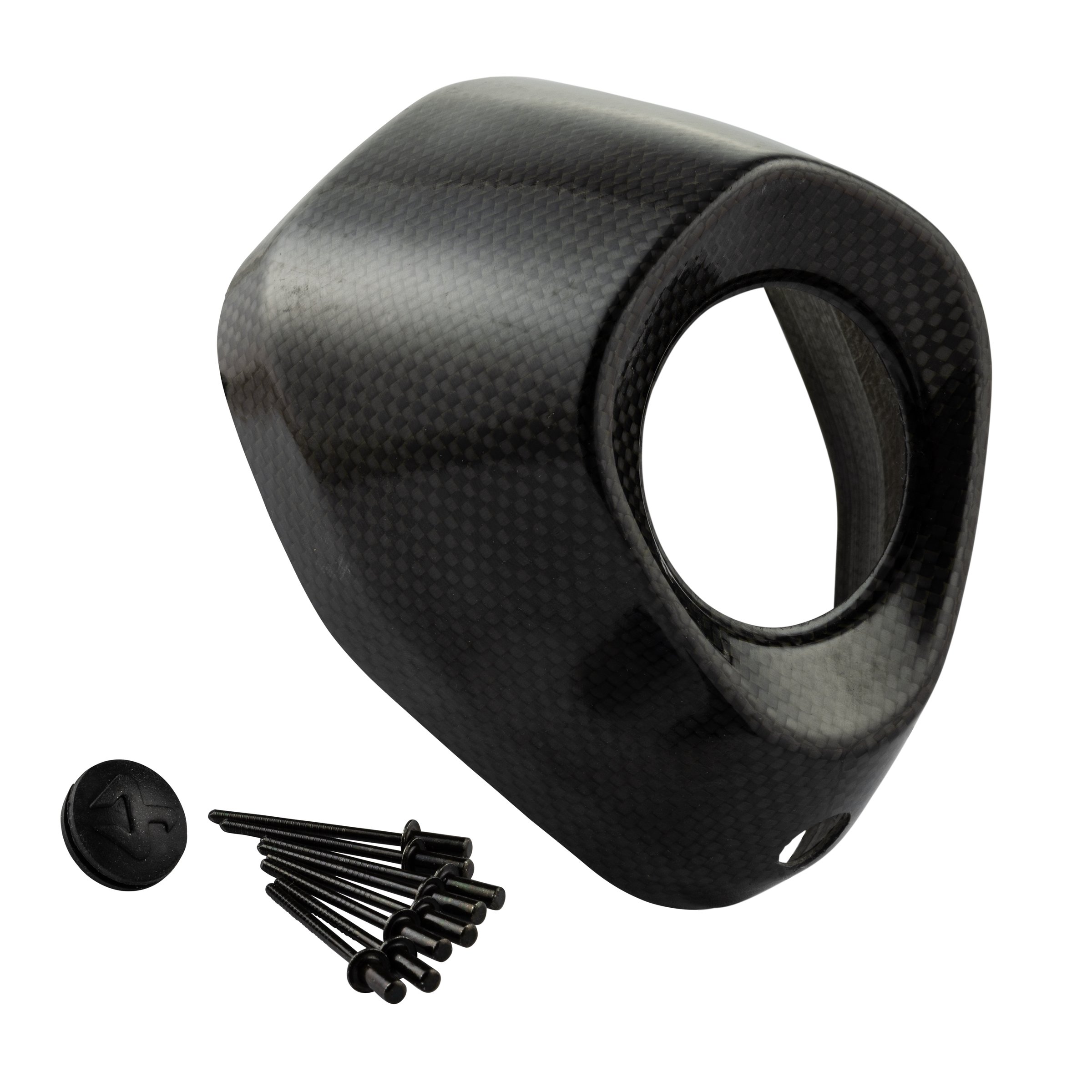 Image of Endkappe AKRAPOVIC Black Edition für Art. Nr. AKRAPO28 V-EC56 für Vespa/PIAGGIO Primavera/Sprint/Fly/Liberty 3V iGet 125-150ccm für Vespa/PIAGGIO Primavera/Sprint/Fly/Liberty 3V iGet 125-150ccm