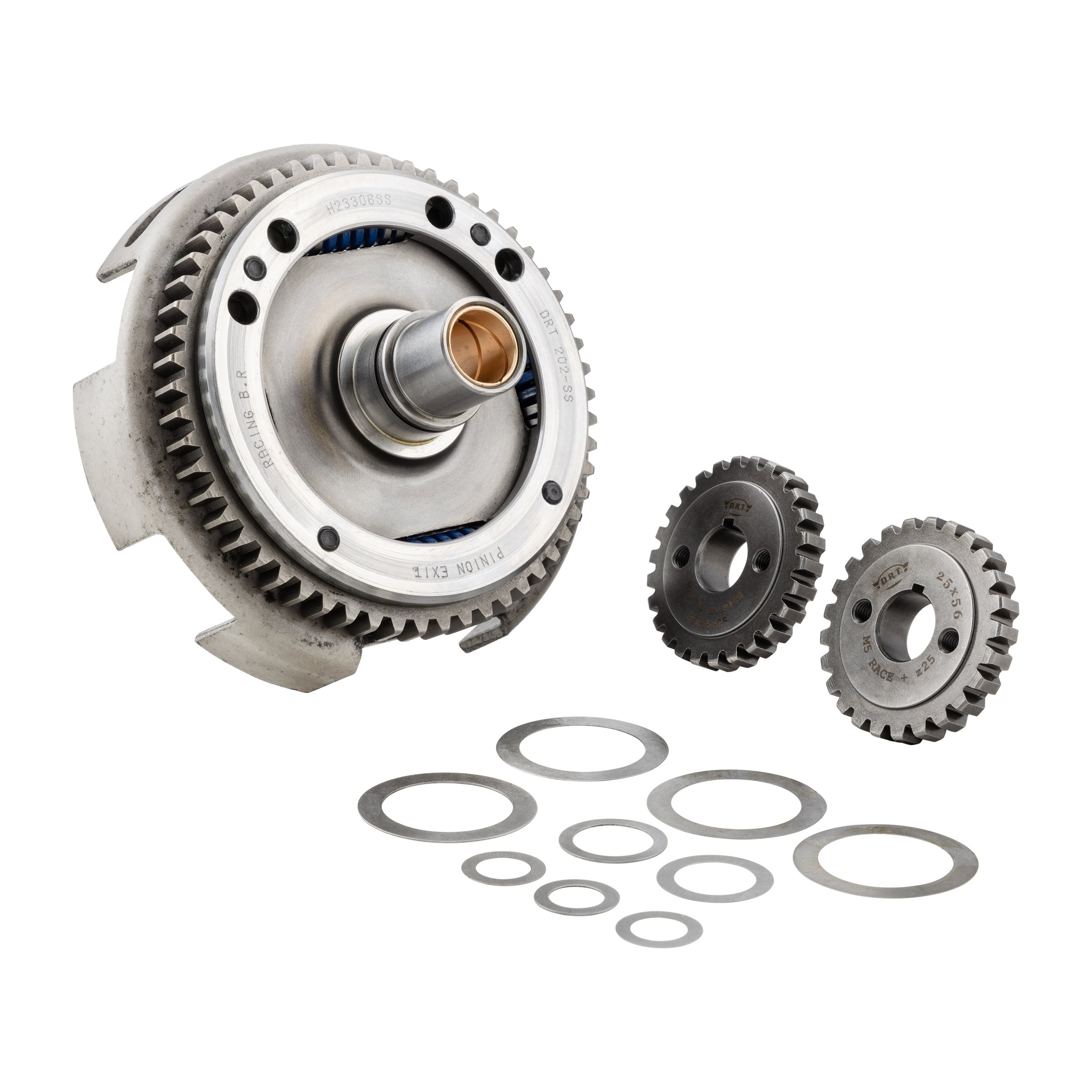 Image of Getriebeübersetzung Z 25/56 (2.24) + 26/56 (2.15) DRT M5 für Vespa 50-125/PV/ET3/PK50-125/S/XL/XL2 für Vespa 50-125/PV/ET3/PK50-125/S/XL/XL2
