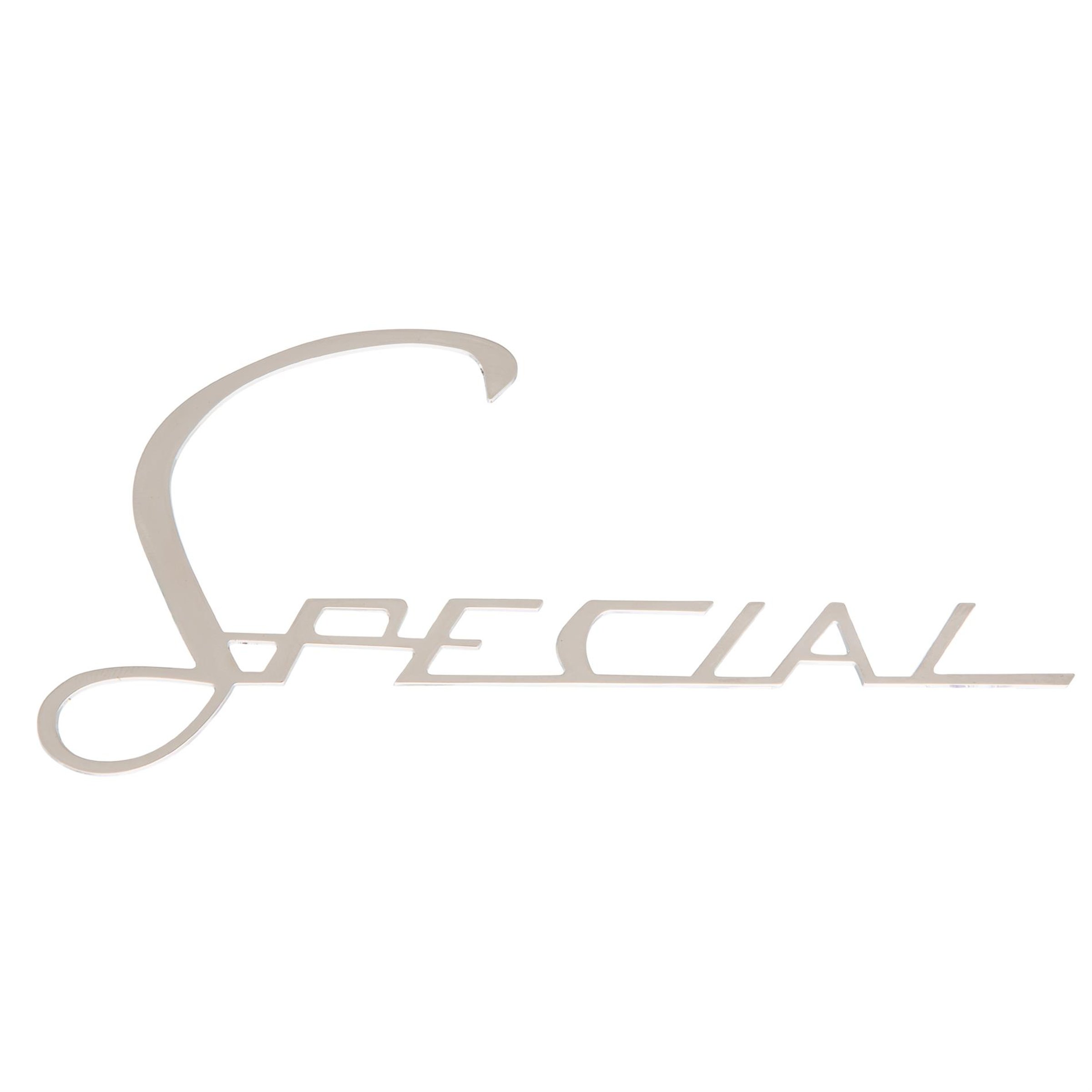 Image of Schriftzug "Special" Beinschild 19550150 für Lambretta 125 LI Special/150 LI Special/SX/200 SX für Lambretta 125 LI Special/150 LI Special/SX/200 SX