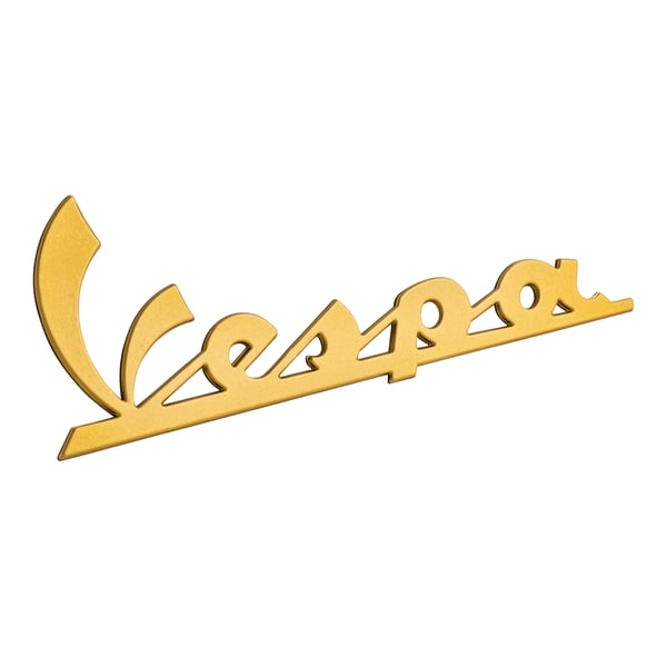 Image of Schriftzug PIAGGIO "Vespa" Seitenhaube links 2H007473 für Vespa GTV 310 Officina 8 (2025)