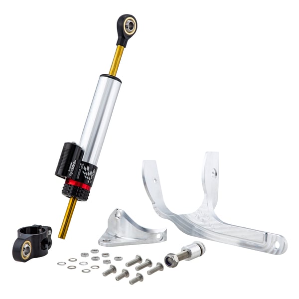 Image of Lenkungsdämpfer CTP 2.0 schwarz/silber für Vespa 50 Special