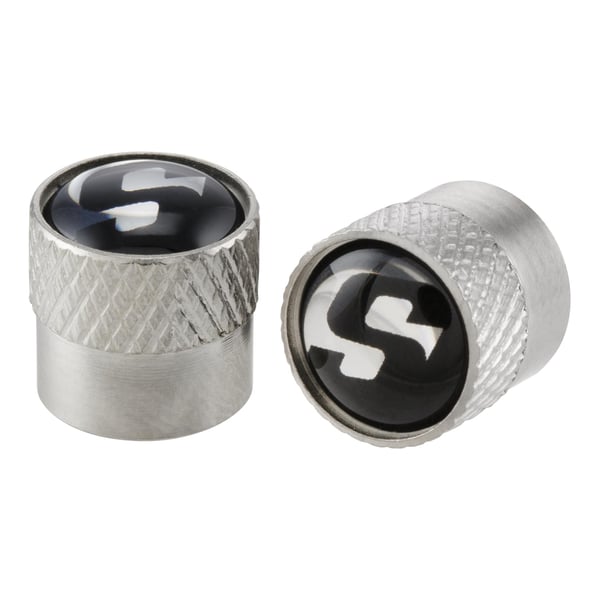 Image of Ventilkappen SIP SERIES PORDOI schwarz/silber