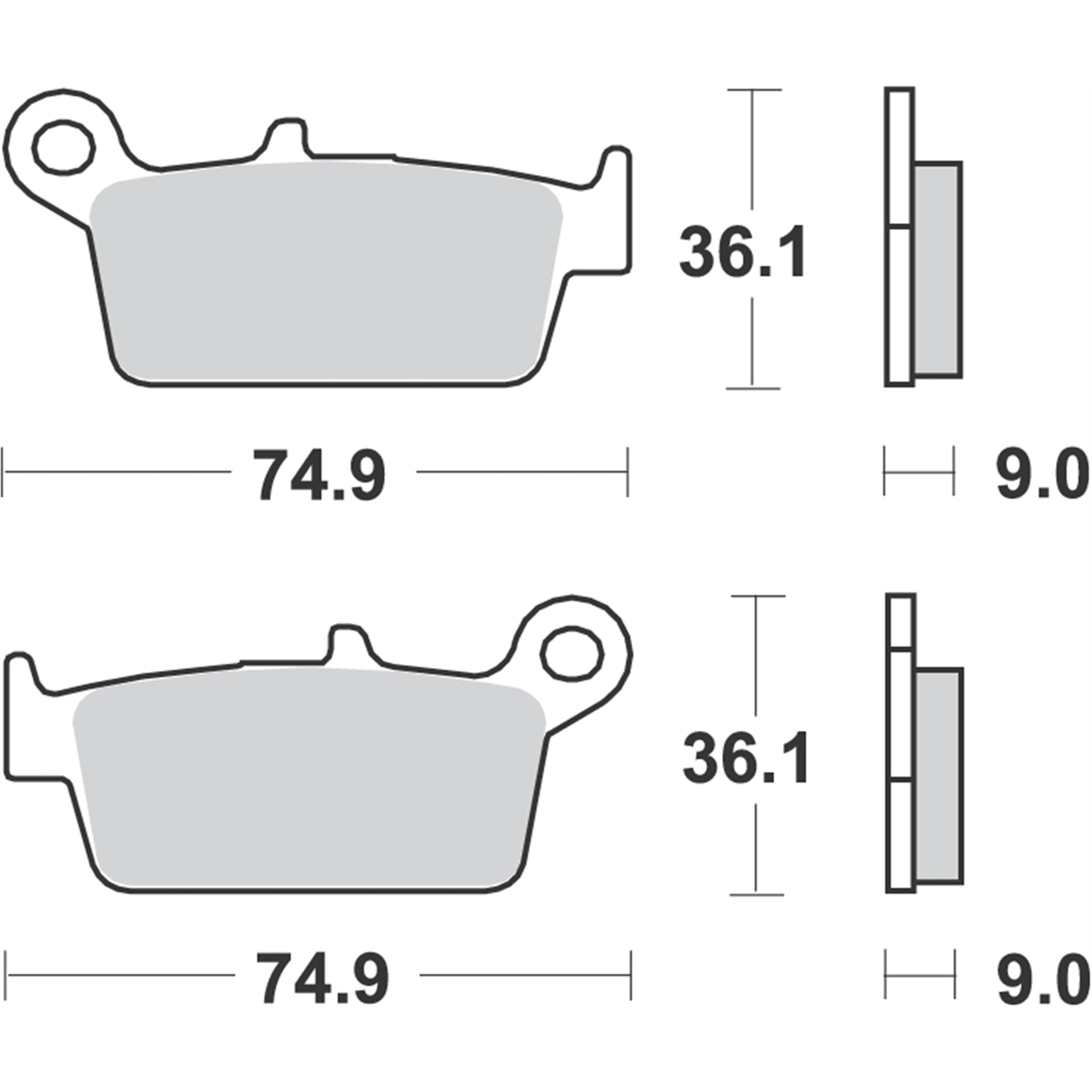 Image of Bremsbeläge RMS S22