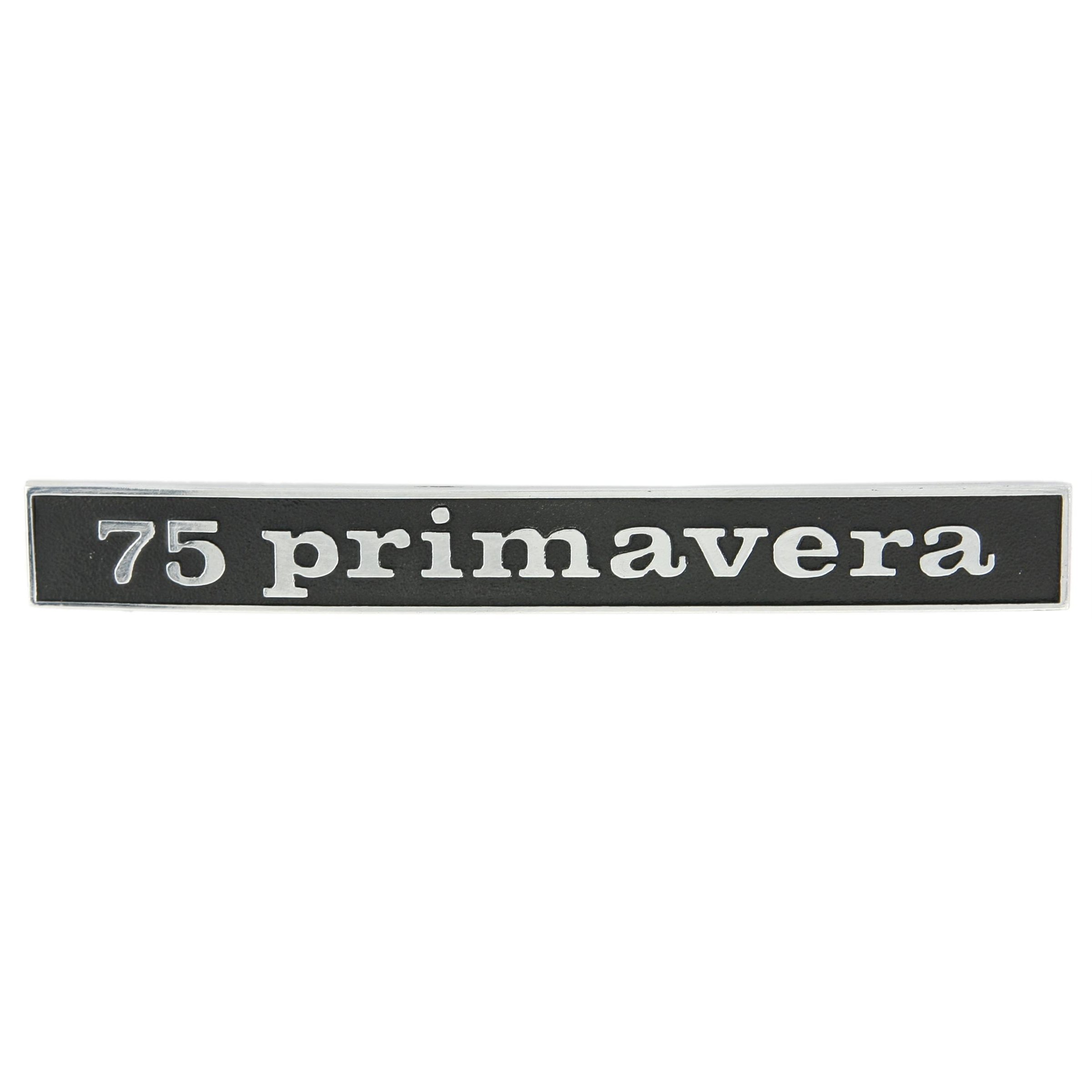 Image of Schriftzug "75 primavera" Heck hinten für Vespa Motovespa 75 für Vespa Motovespa 75
