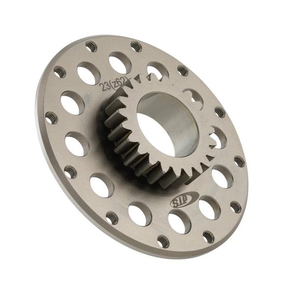 Image of Kupplungszahnrad Z 23 SIP für Kupplung SIP Supersport/SIP BFA für Primär Z 62 für Vespa 125 VNA-TS/150 VBA-Super/180-200 Rally/PX80-200/PE/Lusso/T5/Cosa