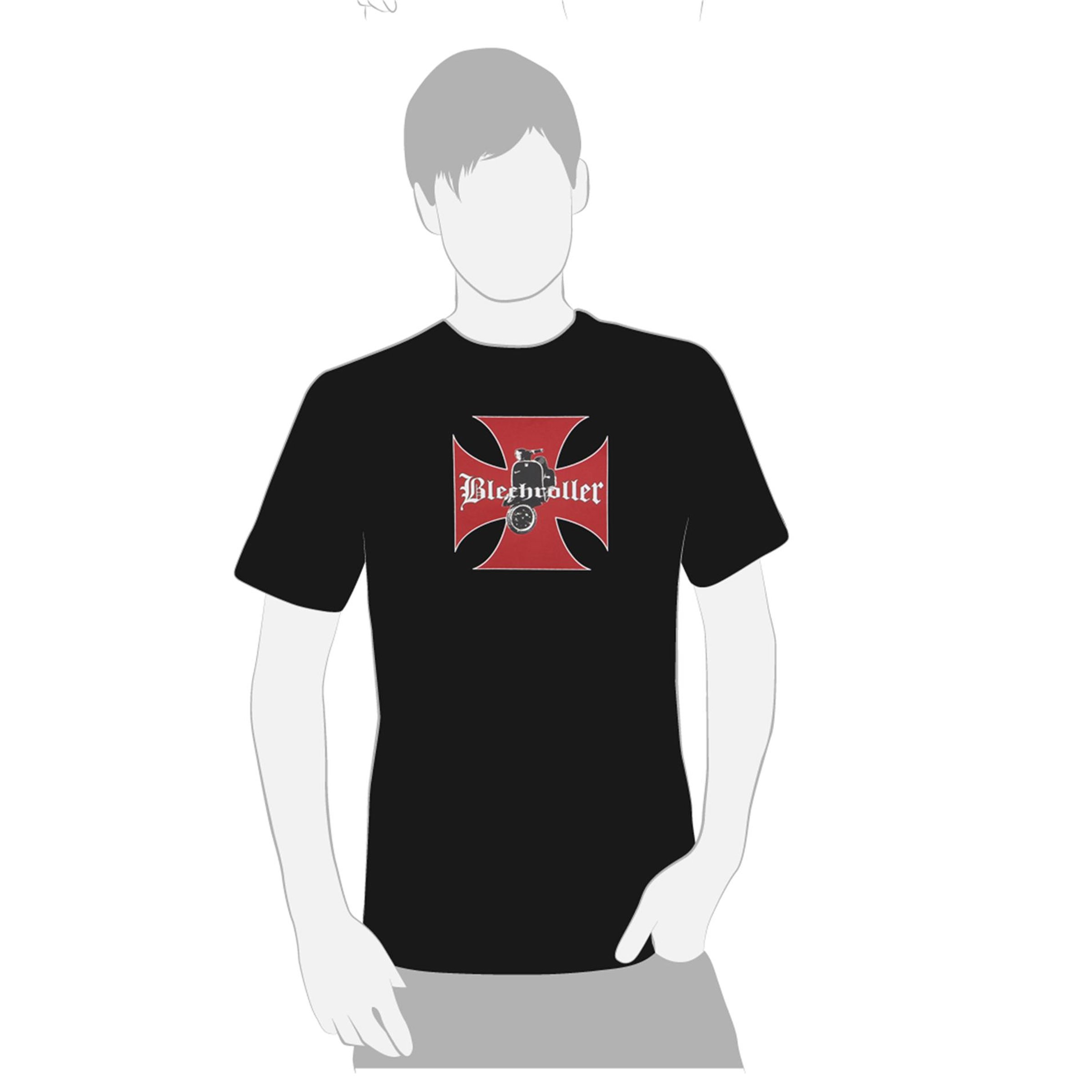 Image of T-Shirt GUILTY "Blechroller-Cross" Größe: S Unisex Unisex