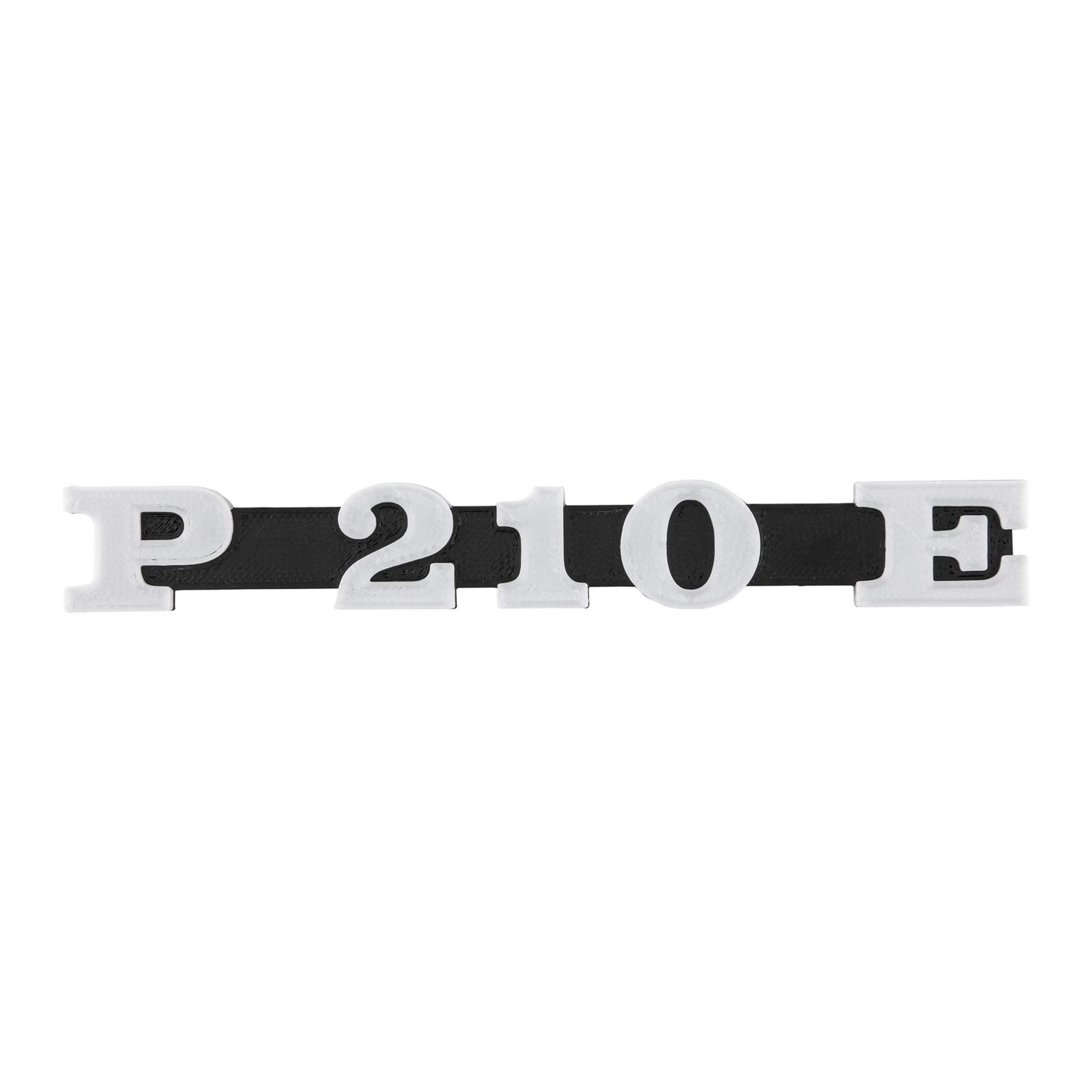 Image of Schriftzug V.TEC P210E Seitenhaube links für Vespa P200E VSX1T ->160000 für Vespa P200E VSX1T ->160000