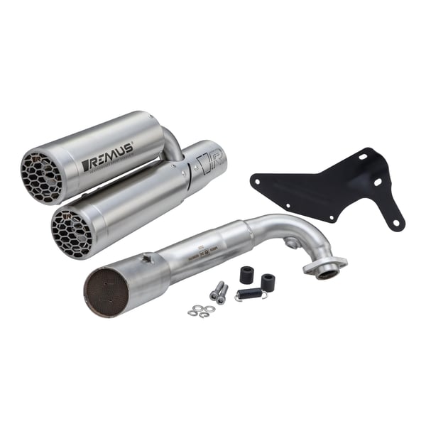 Image of Rennauspuff REMUS Double Mesh für Vespa GTS/GTS Super/GTV 300ccm (`20-)