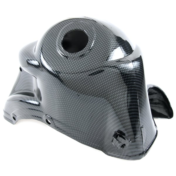 Image of Zylinderhaube CARBONE Carbon Look für Vespa 125 PV/ET3/PK125 S/N/ETS/XL/XL2