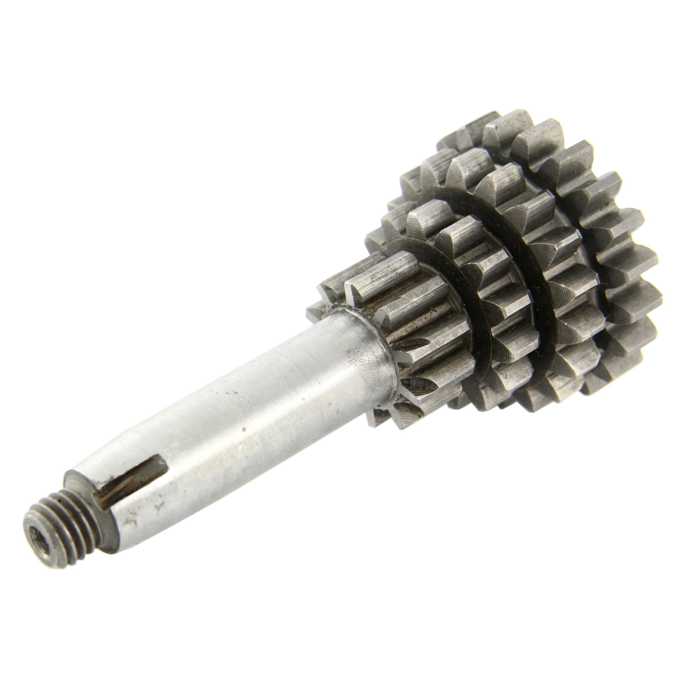 Image of Nebenwelle Zahnradsatz Z 21-18-14-10 DRT 4-Gang/PK für Vespa 50 S 2°/Special V5B3-4T/SR/SS/90 R/SS/100 2°/125/PV/ET3/PK50-125/S/XL/XL2 für Vespa 50 S 2°/Special V5B3-4T/SR/SS/90 R/SS/100 2°/125/PV/ET3/PK50-125/S/XL/XL2