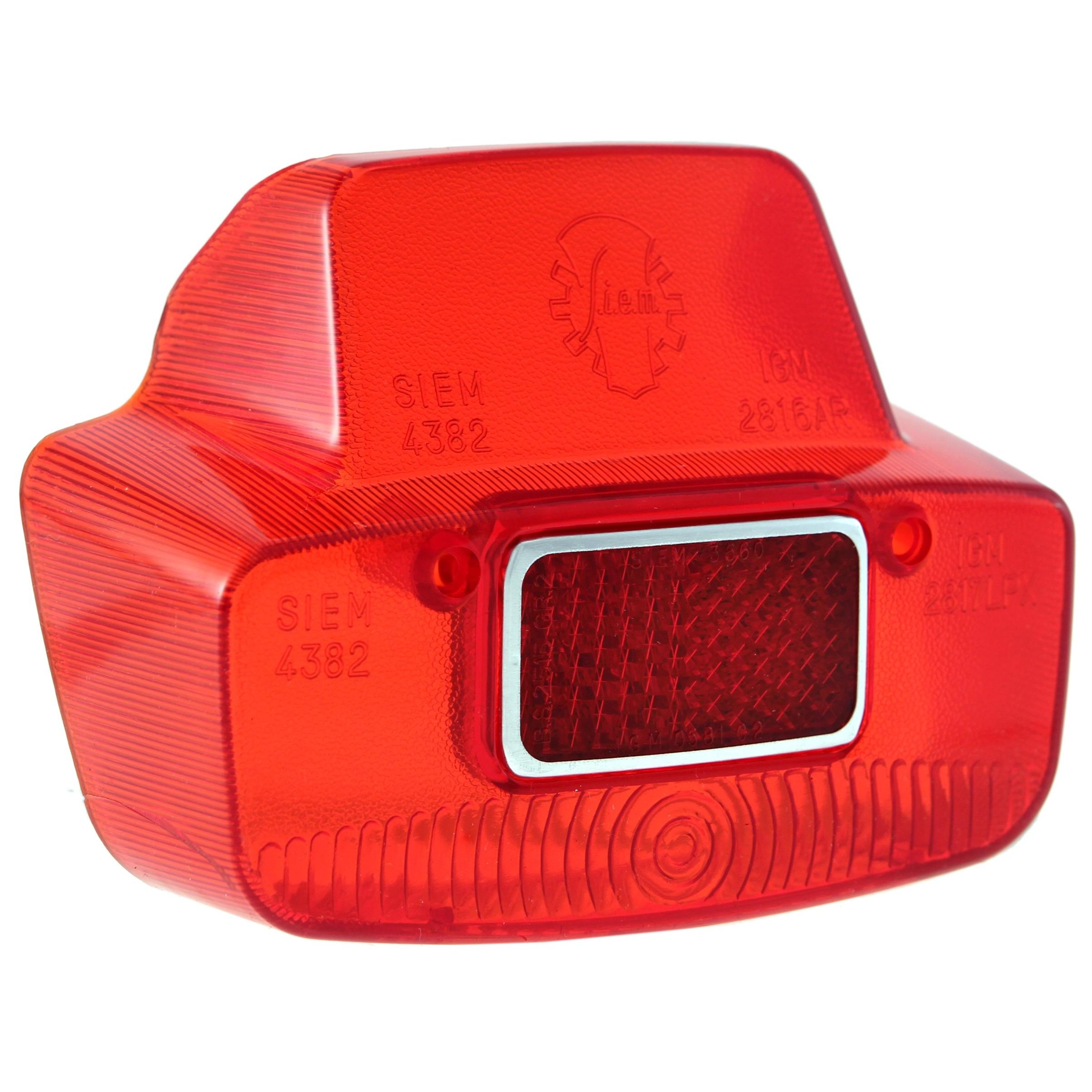 Image of Rücklichtglas SIEM Antik groß 97440 für Vespa 125 VNB6/150 GL/Sprint> 025478/180SS>0018000 für Vespa 125 VNB6/150 GL/Sprint> 025478/180SS>0018000