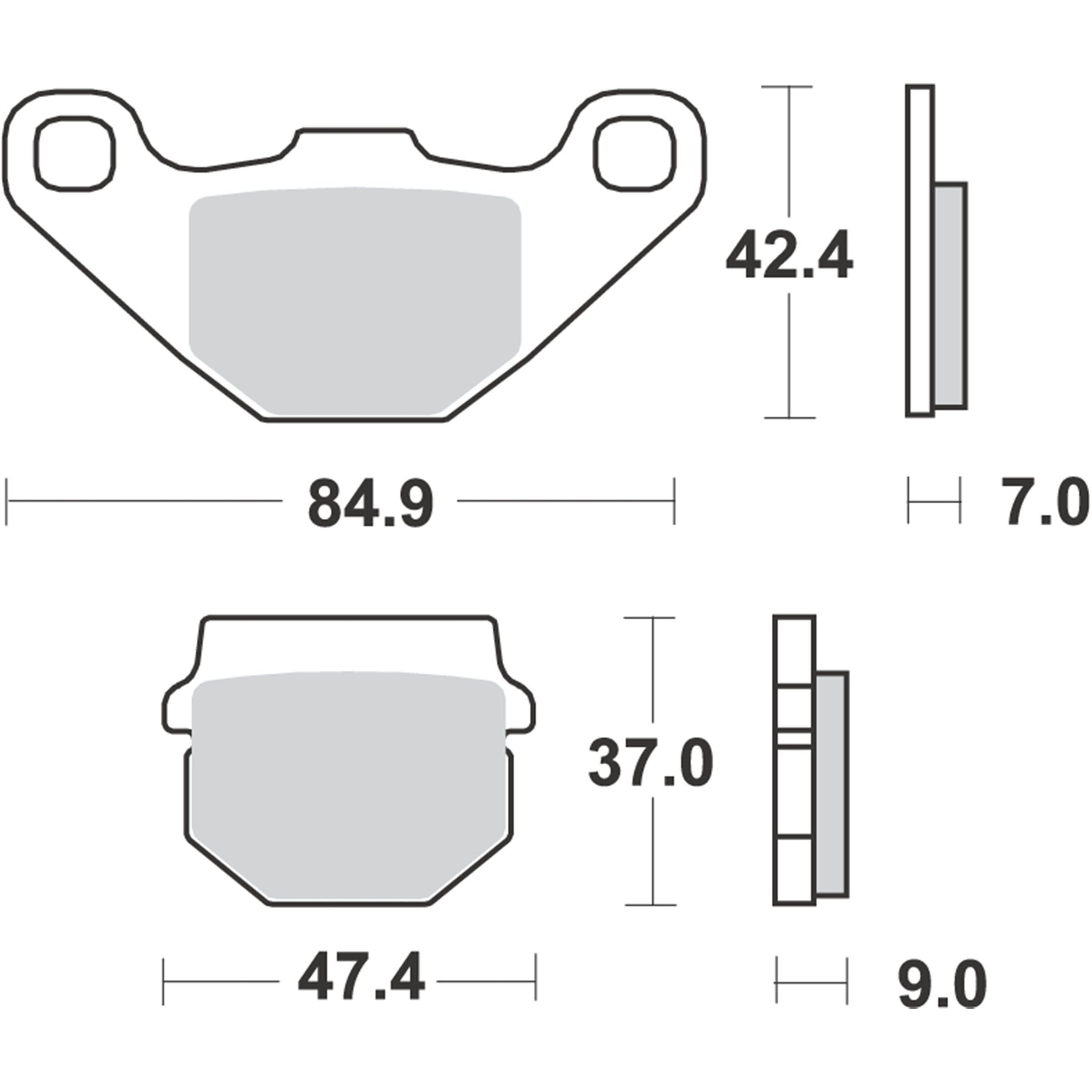 Image of Bremsbeläge RMS S16 647171