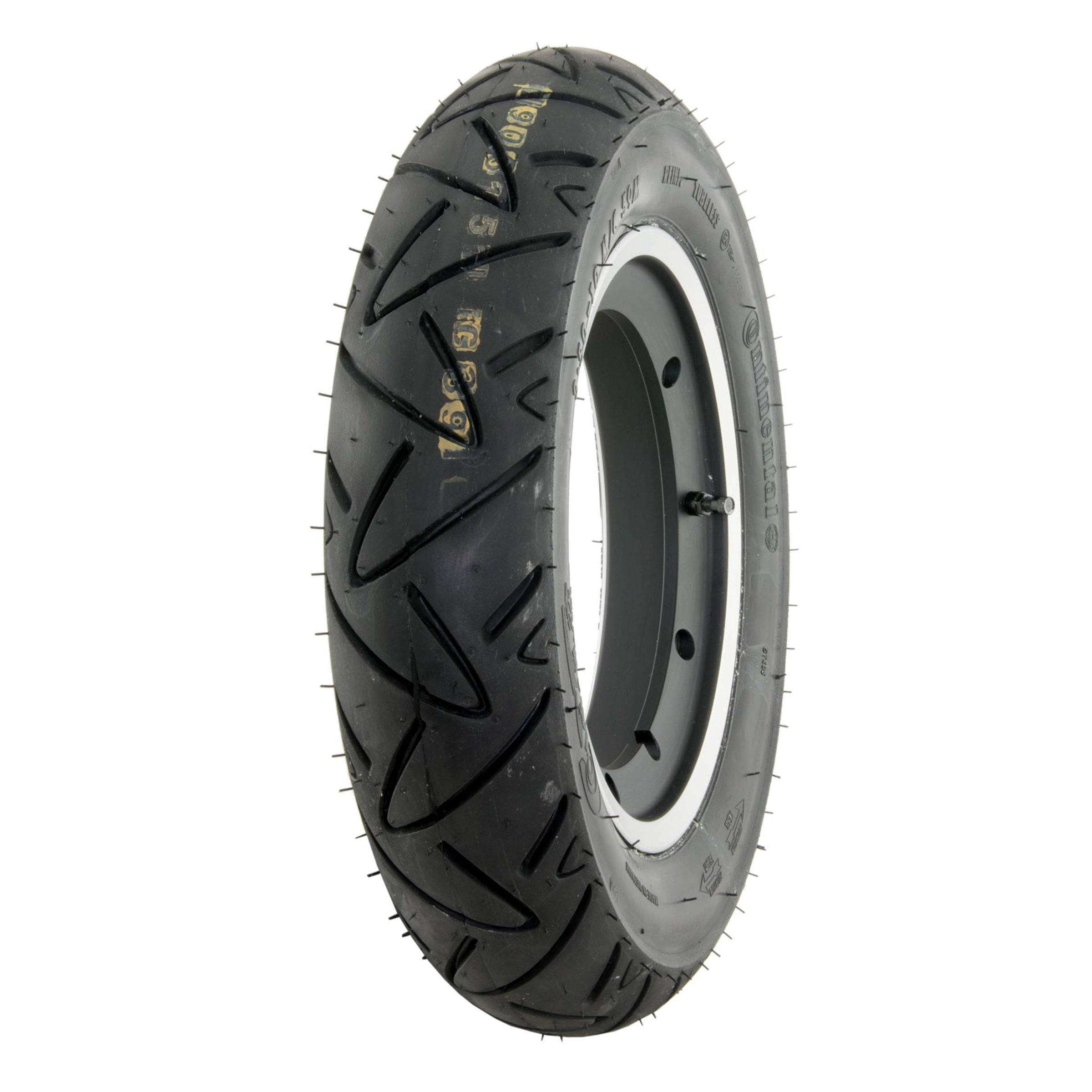 Image of Komplettrad CONTINENTAL ContiTwist 3.50-10 59M TL M/C reinforced für Vespa 125 GT/GTR/TS/150 GS VS5T/GL/Sprint/V/T4/180-200 Rally/PX80-200/PE/Lusso/`98/MY/T5/LML Star 125-200 2T/4T für Vespa 125 GT/GTR/TS/150 GS VS5T/GL/Sprint/V/T4/180-200 Rally/PX80-200/