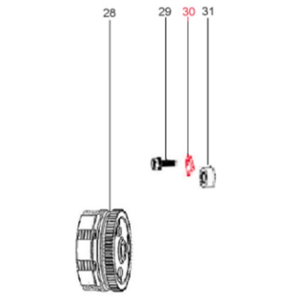 Image of Halterung LML, C-4773468 für LML Star 200 4T