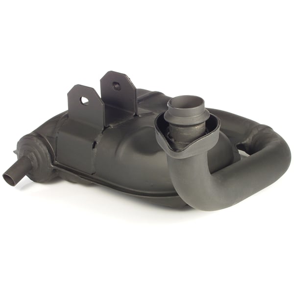 Image of Rennauspuff SITO Plus 0243, Stahl schwarz für Vespa T5