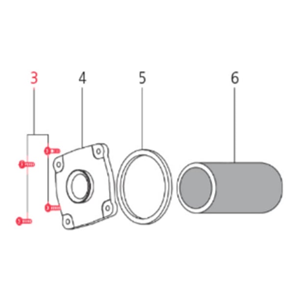 Image of Schraube Luftfilterdeckel M5x18 mm, Kreuzschlitz, Linsenkopf, LML für LML Star 125-200 4T/Star Deluxe 125-150 4S/Speedy