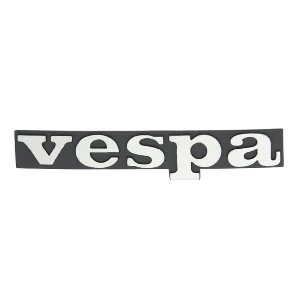 Image of Schriftzug "Vespa" Beinschild vorne 241012 für Vespa P125X VNX2T 65161 ->/P150X VLX1T 436001->/P200E VSX1T 148029->/PX80-200E Lusso/T5