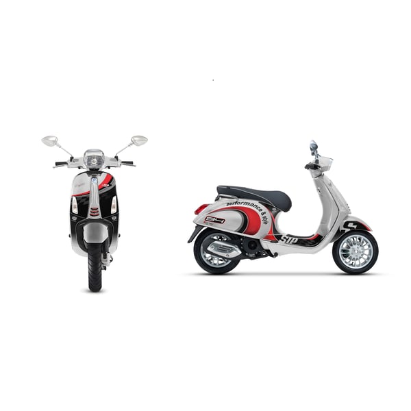 Image of Aufkleberdekorset SIP für Vespa Sprint/Primavera 50-150ccm 2T/4T