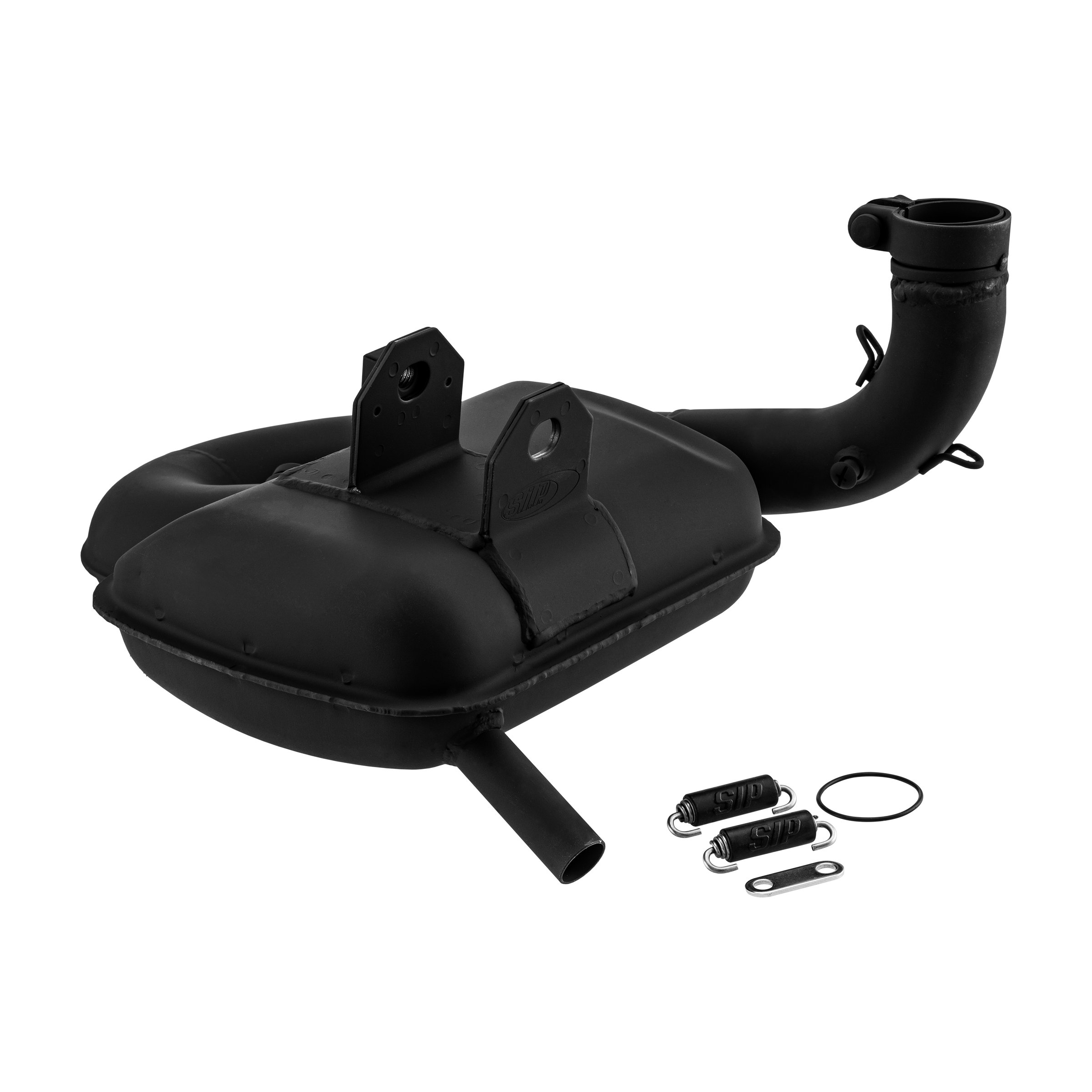 Image of Rennauspuff SIP ROAD 3.1, Material: Stahl schwarz für Vespa 125 VNA-TS/150 VBA-Sprint/PX80-150/PE/Lusso für Vespa 125 VNA-TS/150 VBA-Sprint/PX80-150/PE/Lusso