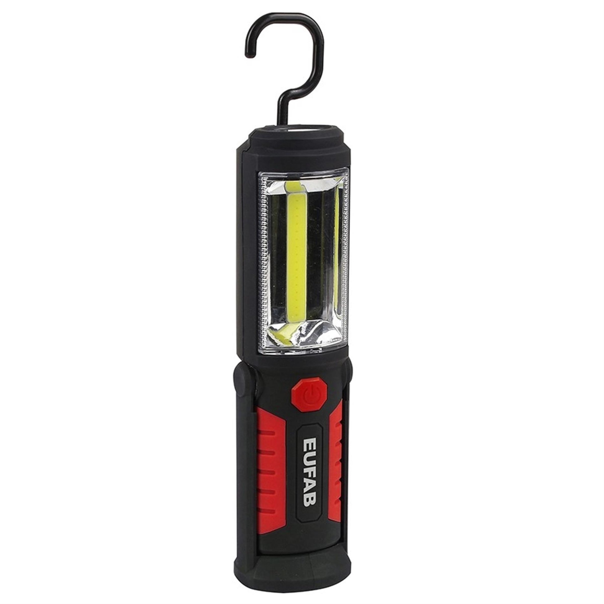 Image of Arbeitslampe COB/LED Mini schwarz/rot