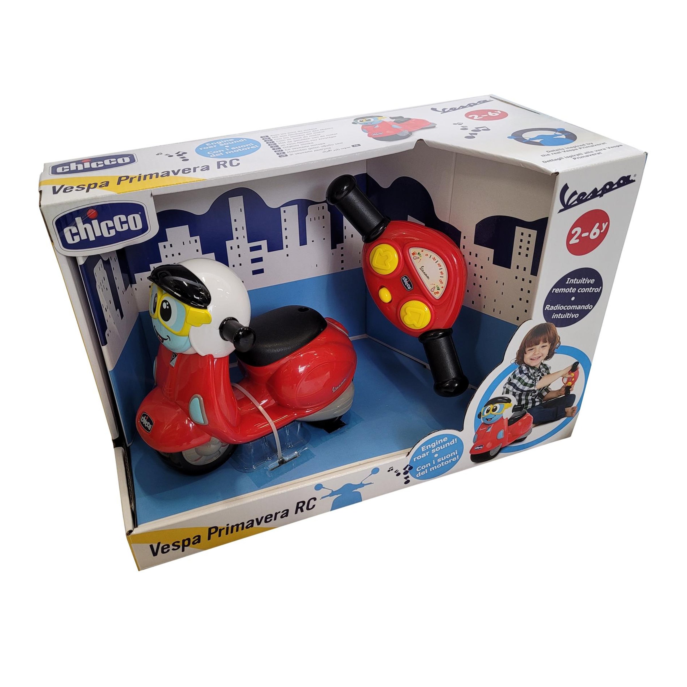 Image of Spielzeugroller CHICCO Vespa RC rot