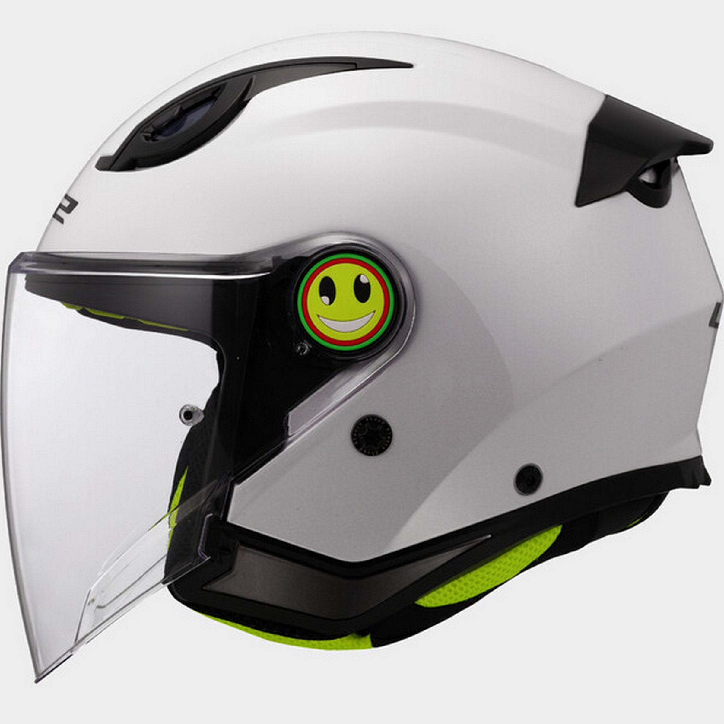 Image of Kinderhelm LS2 Funny II, weiß, Gr. M, 49-50cm Jethelm Jethelm