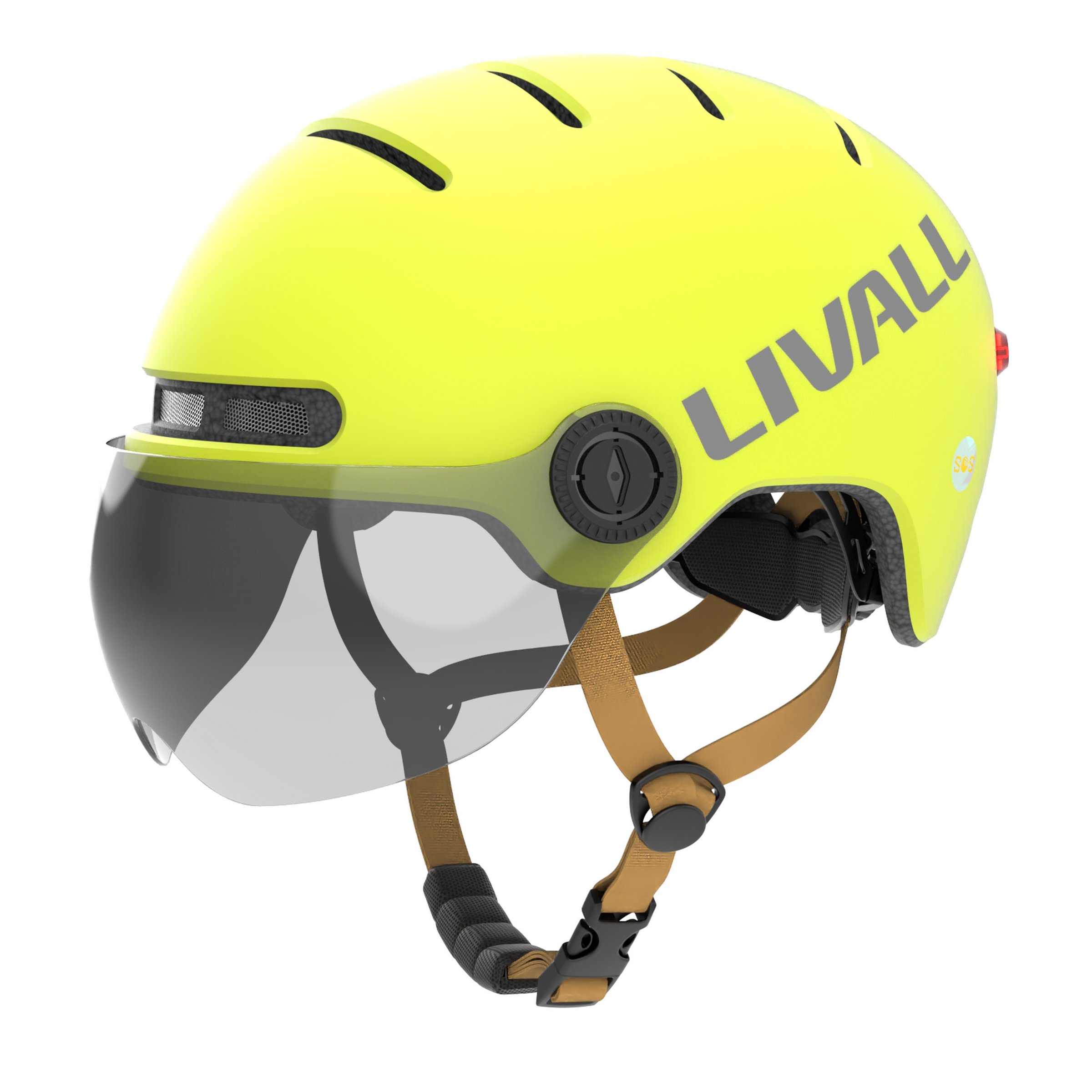 Image of Fahrradhelm LIVALL L23, gelb, Gr. L, 58-62cm Fahrradhelm Fahrradhelm