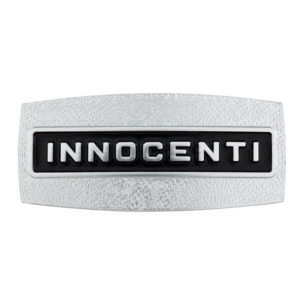 Image of Schriftzug CASA LAMBRETTA "INNOCENTI" Kaskade 19550509 für Lambretta 125 LI 3° ('68-)/LIS/150 LI 3° ('68-)/LIS/SX/200 SX