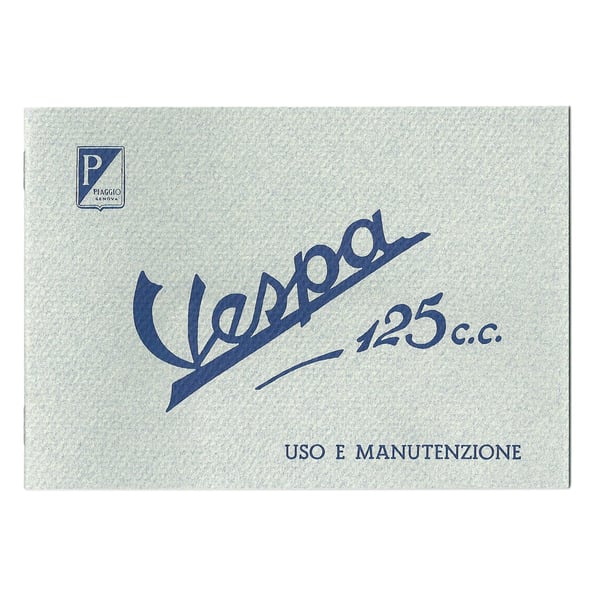 Image of Bedienungsanleitung für Vespa 125 PIAGGIO 1951/52 für Vespa 125