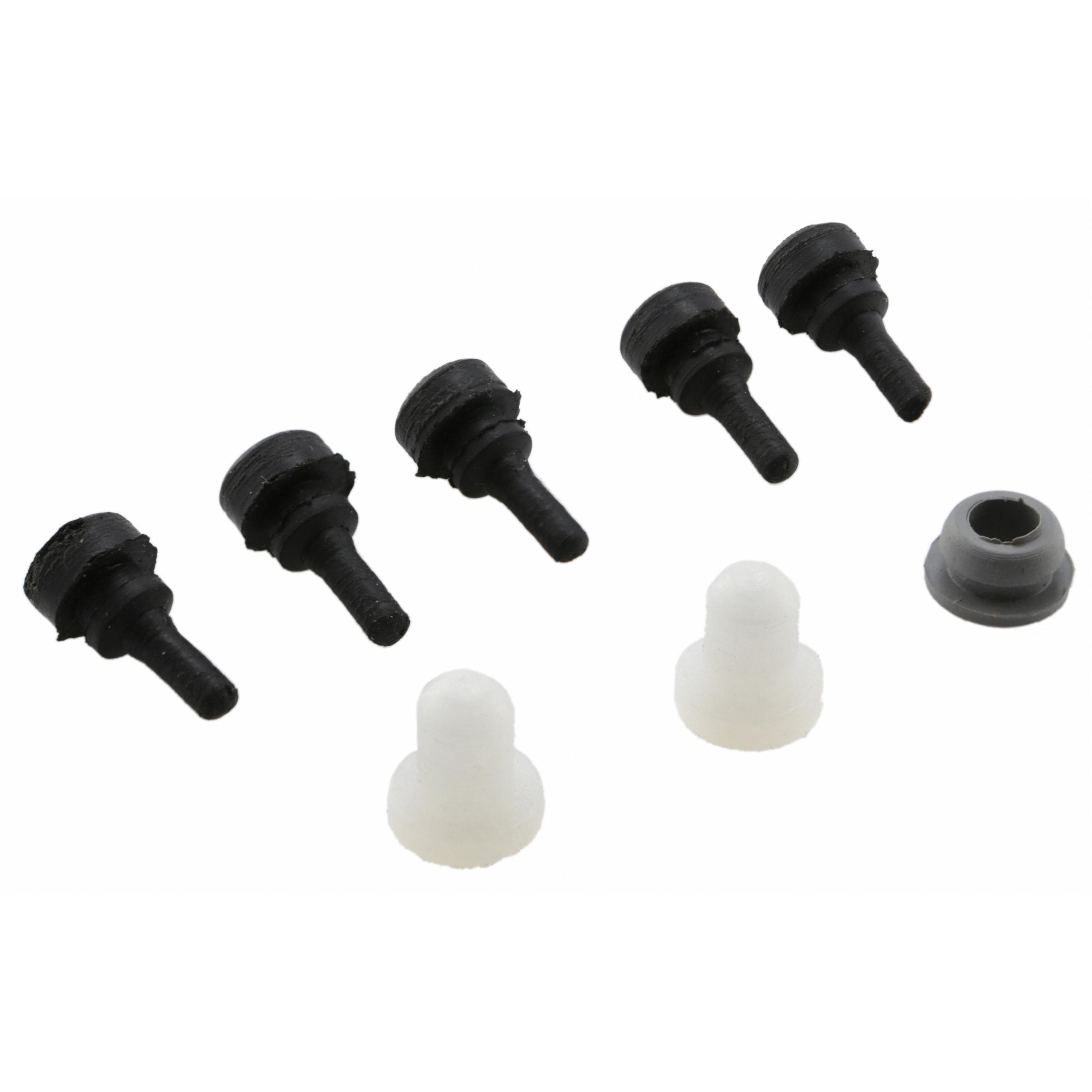 Image of Gummipuffer Kit Seitendeckel für Vespa 50 N 70240 ->/S 11765 ->/ 90 V9A1T 19945 ->, 2° Serie für Vespa 50 N 70240 ->/S 11765 ->/ 90 V9A1T 19945 ->, 2° Serie