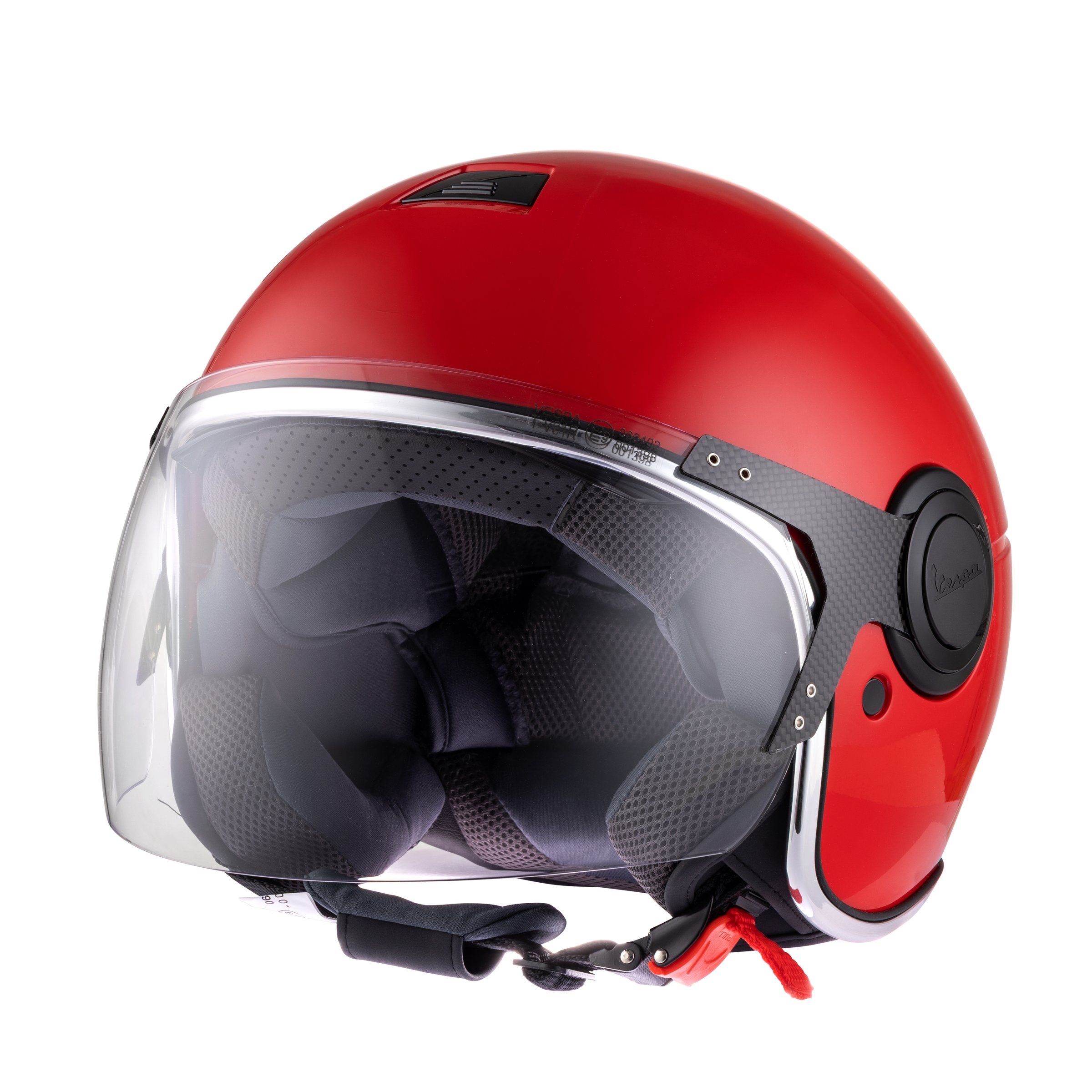 Image of Helm PIAGGIO Vespa Argentario, rot, Dragon, R7 / 894, Gr. S, 55-56cm Jethelm Jethelm