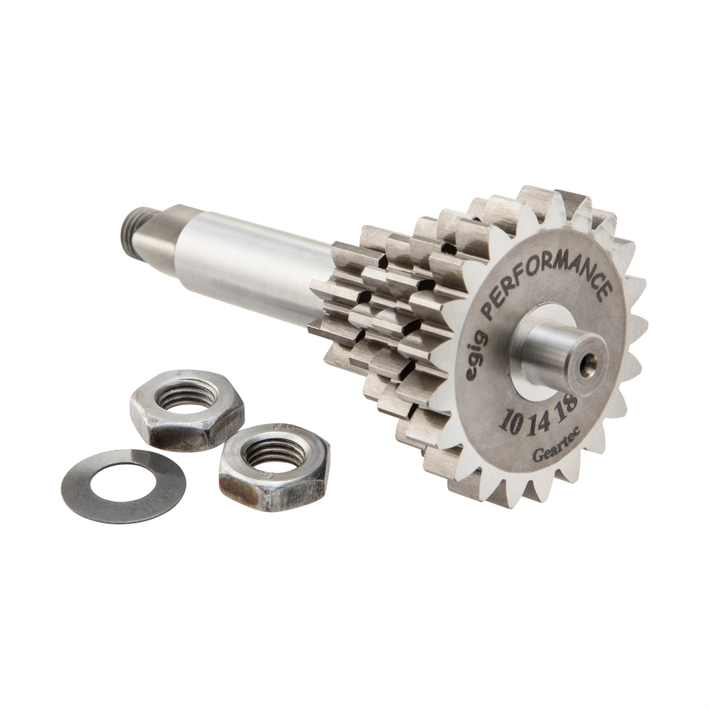 Image of Nebenwelle Zahnradsatz Z 21-18-14-10 EGIG Performance für Vespa 50 S 2°/Special V5B3-4T/SR/SS/90 R/SS/100 2°/125/PV/ET3/PK50-125/S/XL/XL2 für Vespa 50 S 2°/Special V5B3-4T/SR/SS/90 R/SS/100 2°/125/PV/ET3/PK50-125/S/XL/XL2