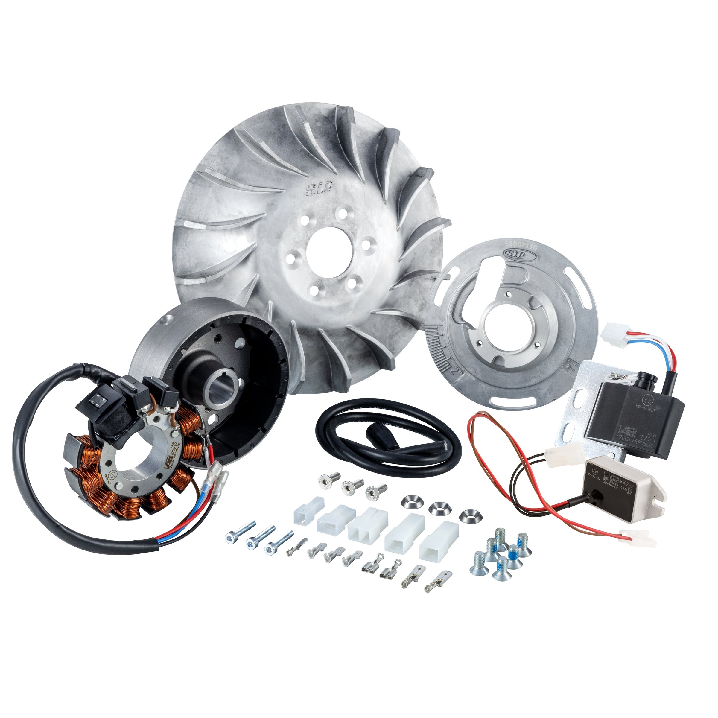 Image of Zündung SIP PERFORMANCE by VAPE Road Classic 12V DC für Vespa 125 GTR 2°/TS 2°/150 Sprint V 2°/Super 2°/200 Rally 2°/PX80-200/PE/Lusso/Cosa für Vespa 125 GTR 2°/TS 2°/150 Sprint V 2°/Super 2°/200 Rally 2°/PX80-200/PE/Lusso/Cosa