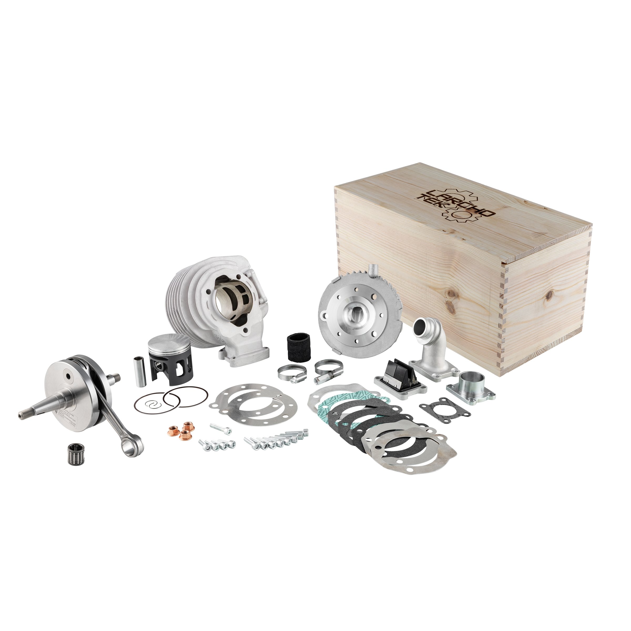 Image of Rennzylinder Kit LARCHOTEK DOLOMITI 187 ccm mit SIP PERFORMANCE Langhubwelle für Vespa 125 VM/VN/ACMA/150 VB/VGL1/VL für Vespa 125 VM/VN/ACMA/150 VB/VGL1/VL für Vespa 125 VM/VN/ACMA/150 VB/VGL1/VL