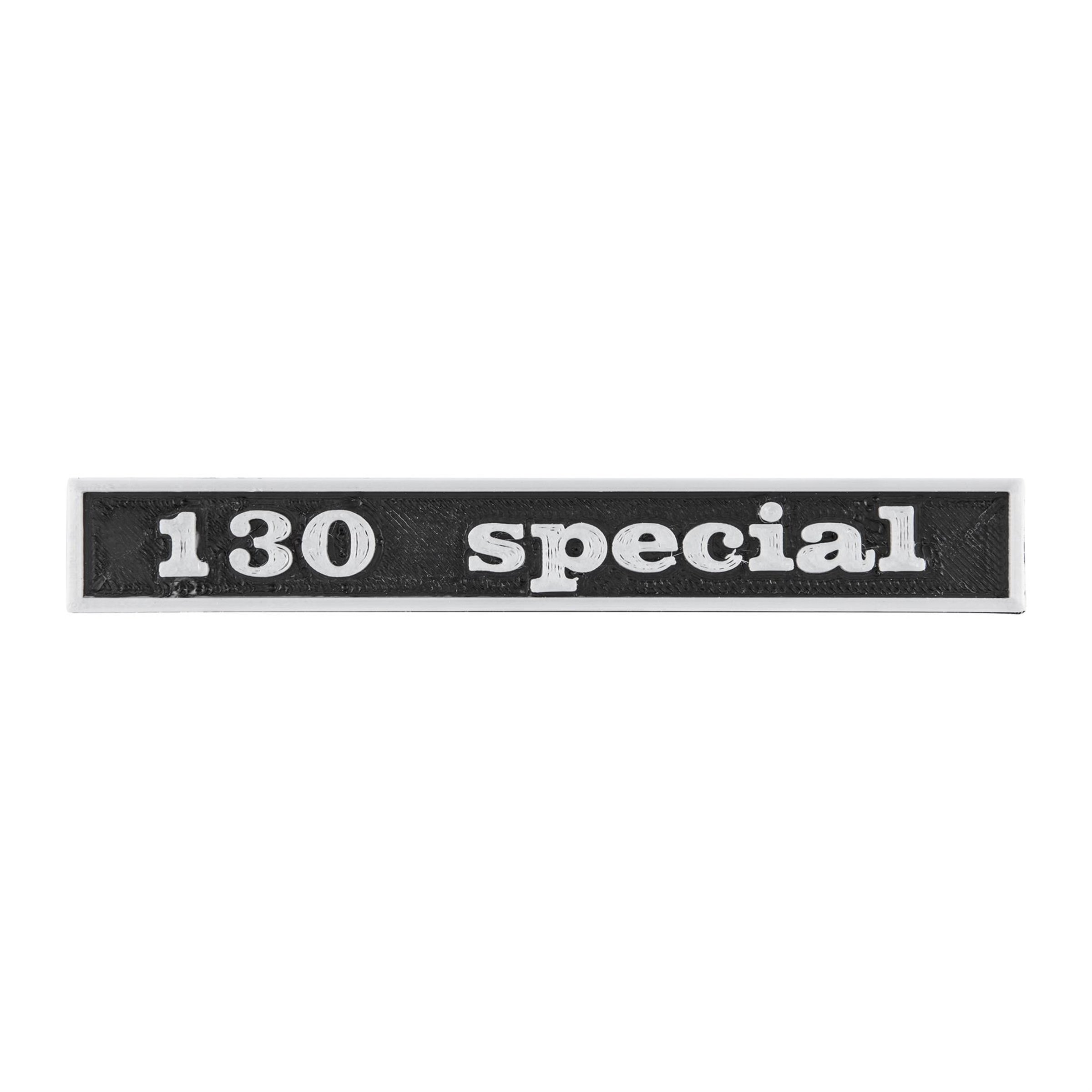 Image of Schriftzug V.TEC "130 special" Heck hinten für Vespa 50 Special , V5B1T 38640 -> V5B3T für Vespa 50 Special , V5B1T 38640 -> V5B3T