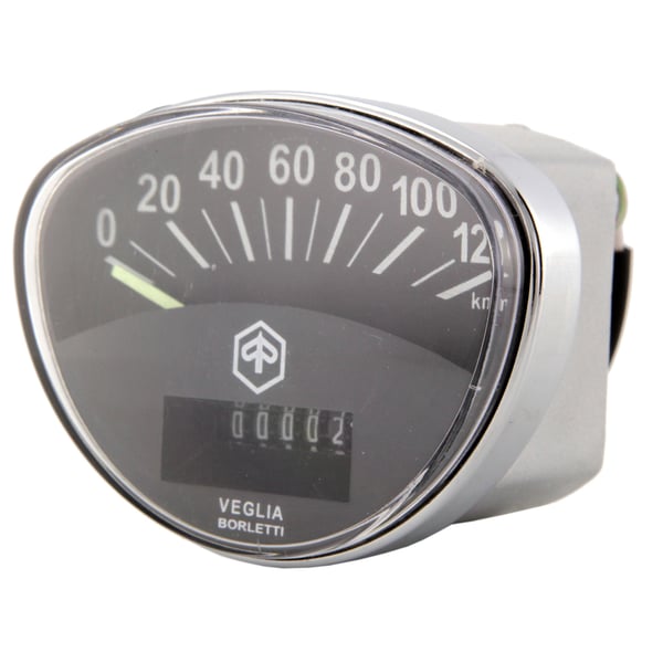 Image of Tachometer PIAGGIO 141712 - 1835865 für Vespa 125 ET3/GTR/TS/150 Sprint V/Rally/Motovespa 125 CL/150 CL/200 DS