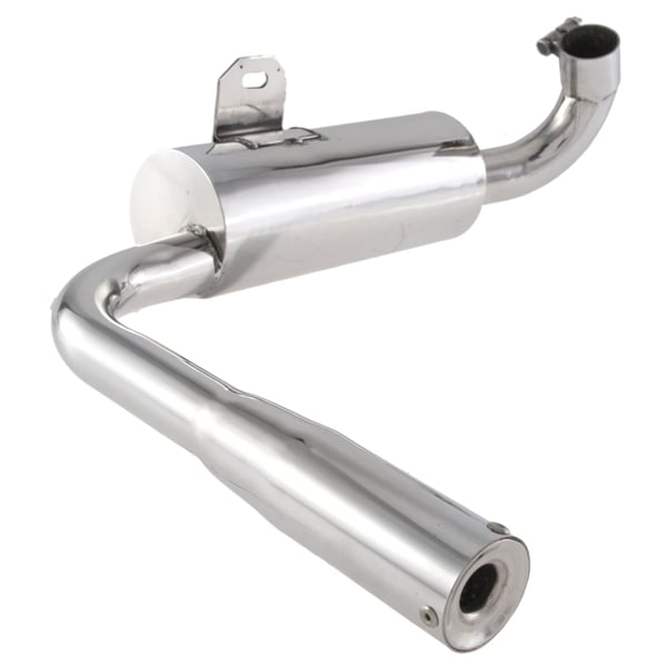 Image of Rennauspuff SIP "Vintage" Replika, Edelstahl unlackiert, Farbe (ESD): chrom für Vespa 160 GS/180 SS