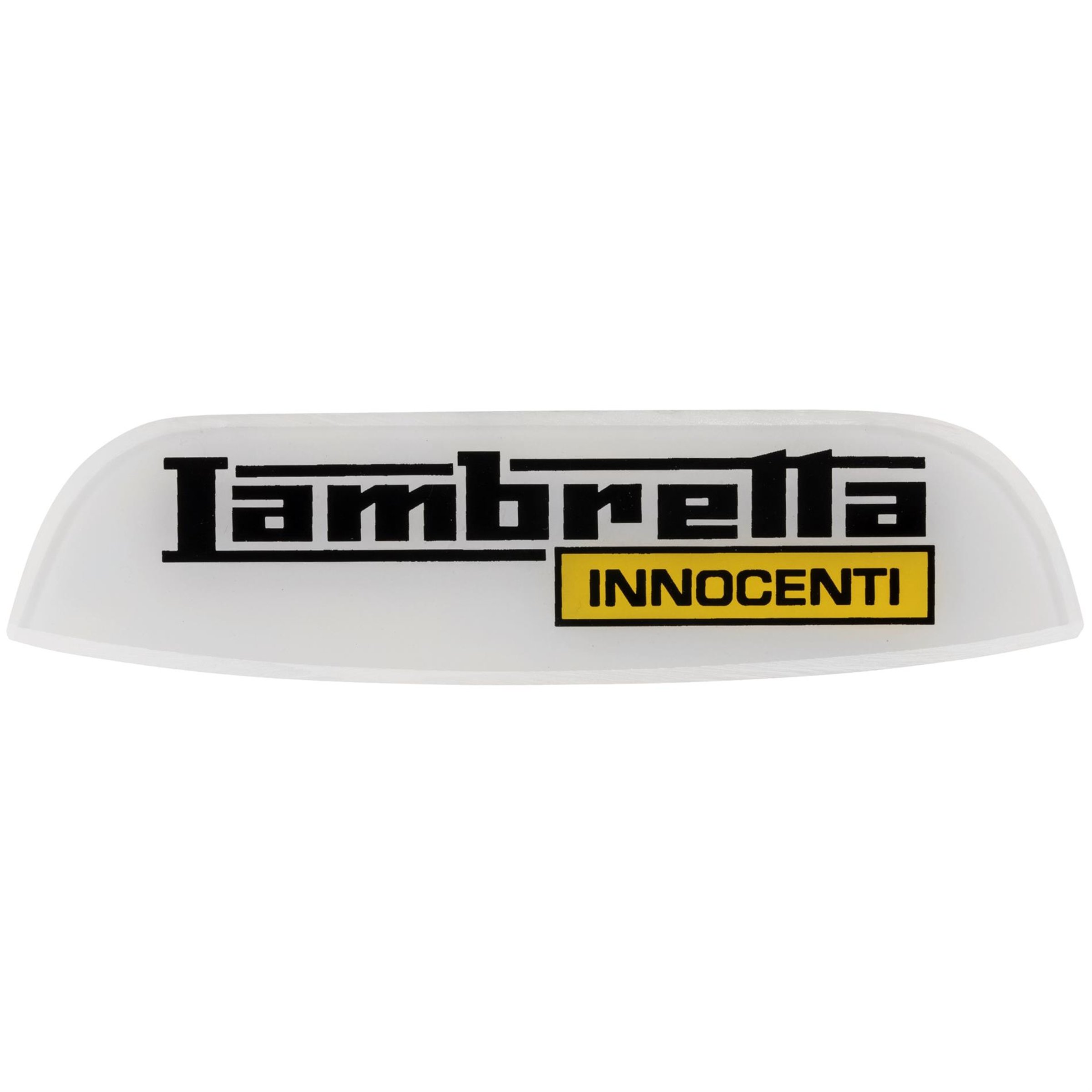 Image of Schriftzug "INNOCENTI Lambretta" Heck für Lambretta 125 LI 3°/LIS/150 LI 3°/LIS/SX/175 TV 3°/200 TV/SX für Lambretta 125 LI 3°/LIS/150 LI 3°/LIS/SX/175 TV 3°/200 TV/SX